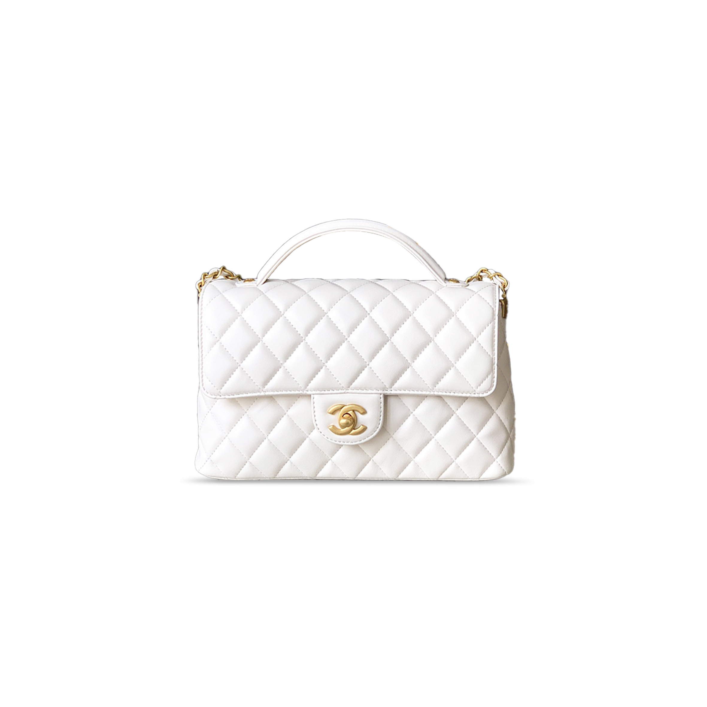 CHANEL TOP HANDLE FLAP BAG AS5356 (25*16*7cm)